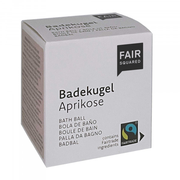 FAIR CARE Badekugel Aprikose (1 Stück)