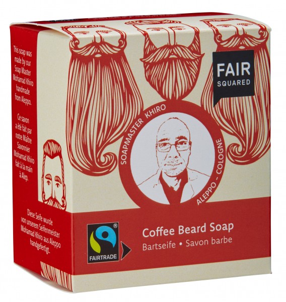 FAIR SQUARED Coffee Beardsoap 2 x 80 gr.