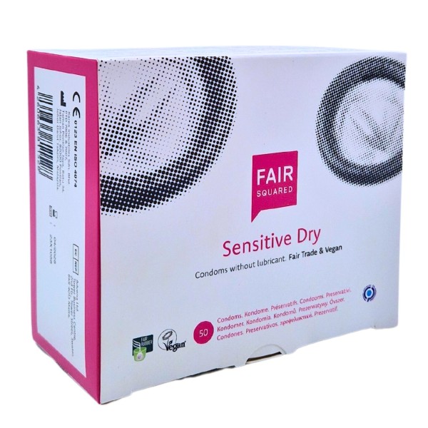 FAIR SQUARED Sensitive Dry Kondome 50er