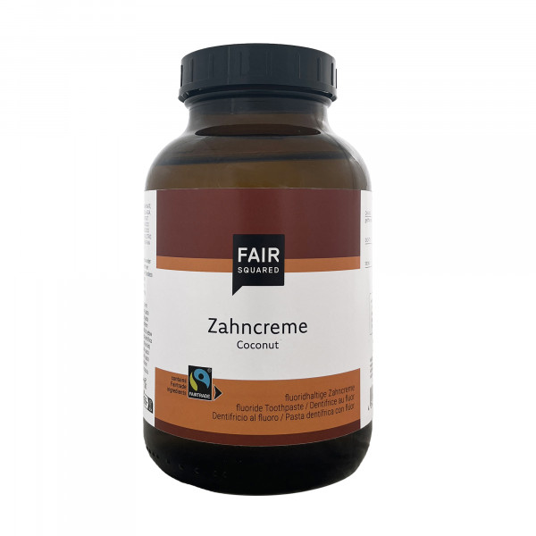 FAIR SQUARED Zahncreme Coconut (mit Fluorid) 1000 ml