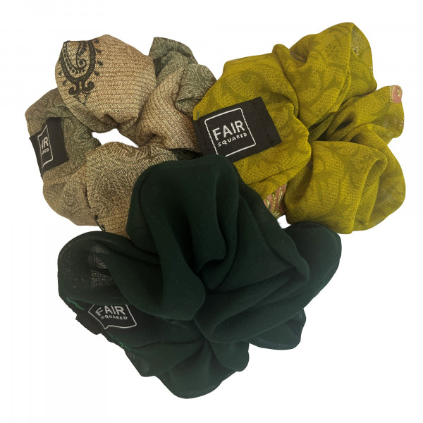 FAIR SQUARED Scrunchies Gruen