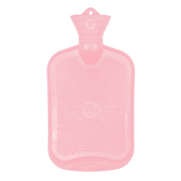 FAIR ZONE Wärmflasche 1,9 Liter Rosa- FSC 100% NC- COC - 029595