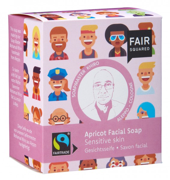 FAIR SQUARED Apricot Facial Soap Sensitive 2 x 80 gr.