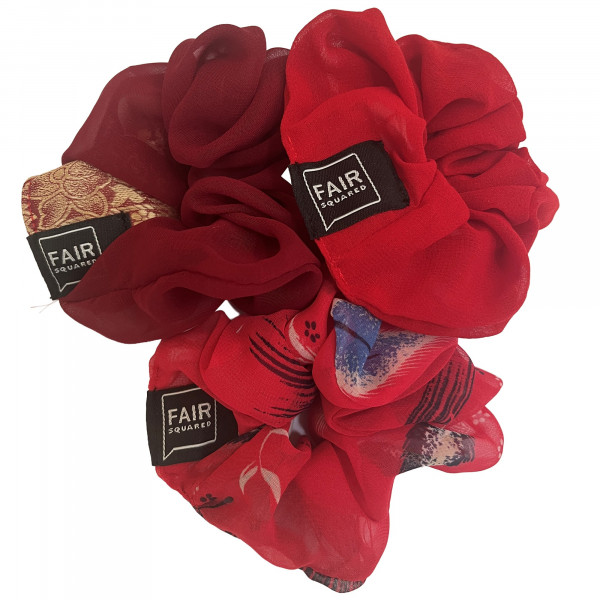 FAIR SQUARED Scrunchies Rot