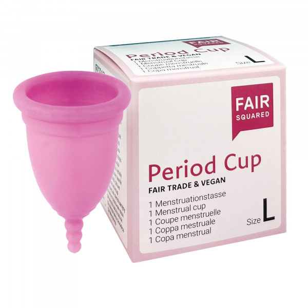 FAIR SQUARED Period Cup Size L - PINK