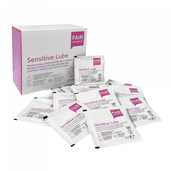 FAIR SQUARED Sensitive Lube Sachet 50 x 5ml