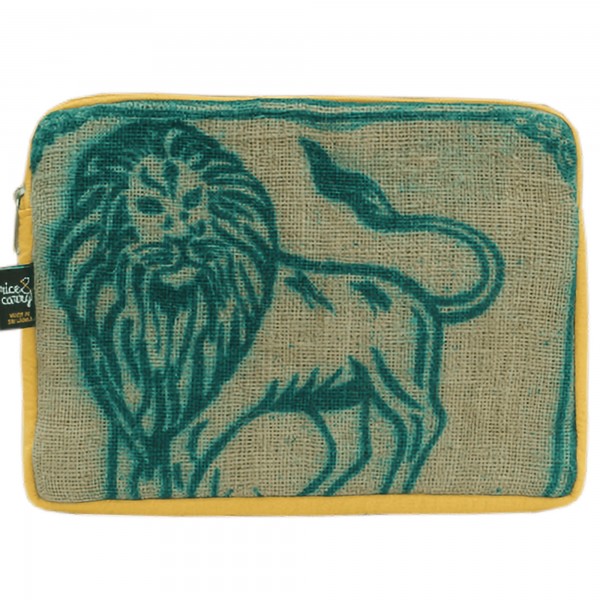 RICE & CARRY Jute - Laptop Tasche Cover